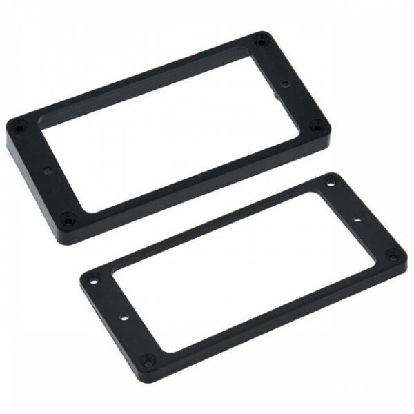 Комплект плоских черных рамок для хамбакеров HOSCO MR-FB + HOSCO MR-RB