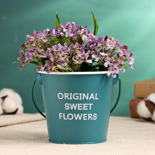 Кашпо Ведерко Original изумрудное 11х11х10см 614₽