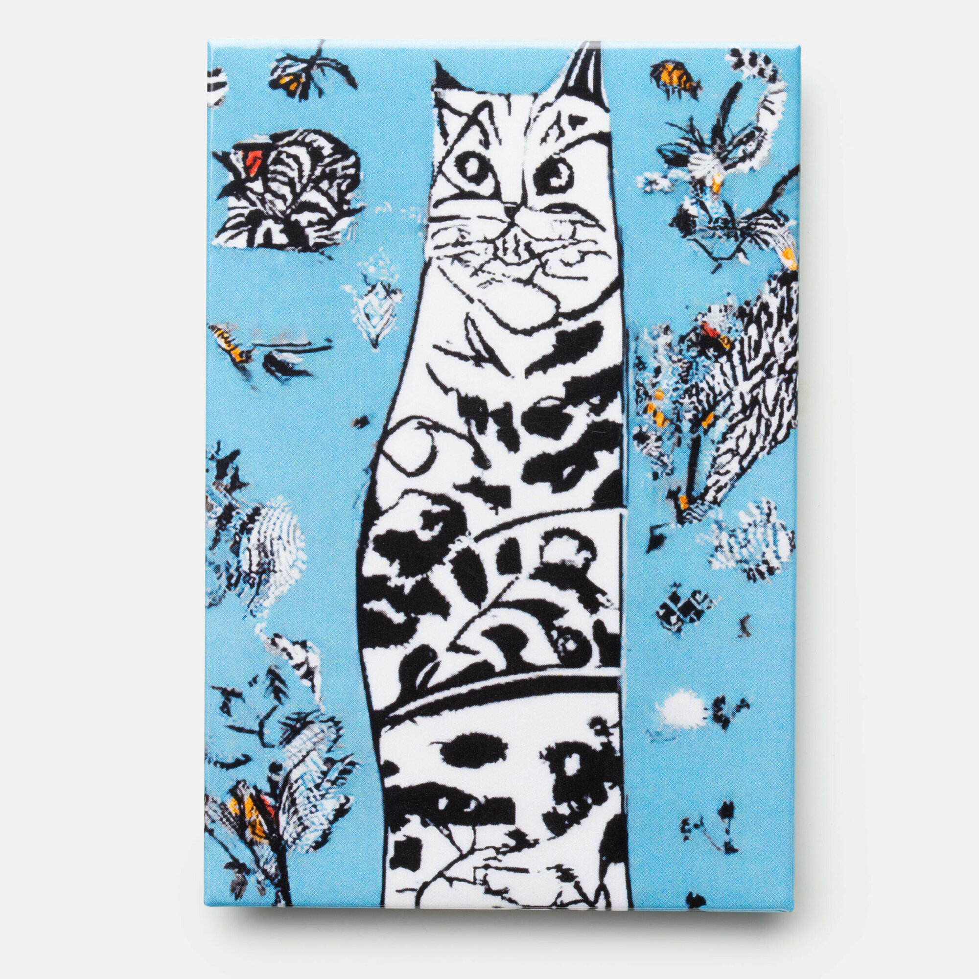 фото Магнит «Шедеврум», цветы и звери, 9х6 см