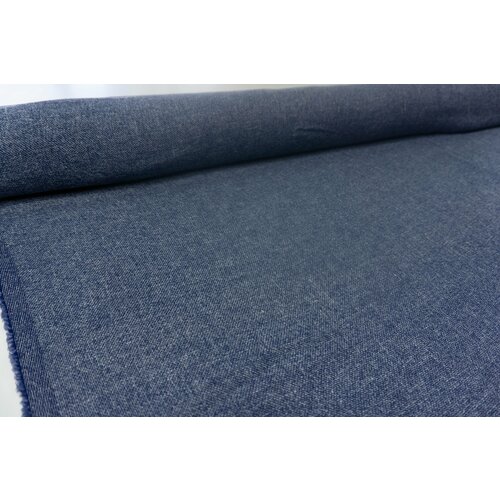 Ткань Лен сине-серый фактурный. Ткань для шитья ткань джерси фактурный серый в полосочку ткань для шитья