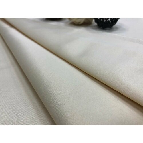 305 см Широкая бежевая ткань для скатерти с пропиткой Ричард от 1 метра 1890₽