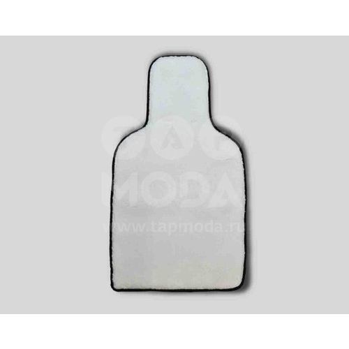 Накидка на сиденье натуральная овечья шерсть Tap Moda 55 х 100 см задняя спинка 1 шт. белая TAP MODA 275 БЕЛАЯ | цена за 1 шт