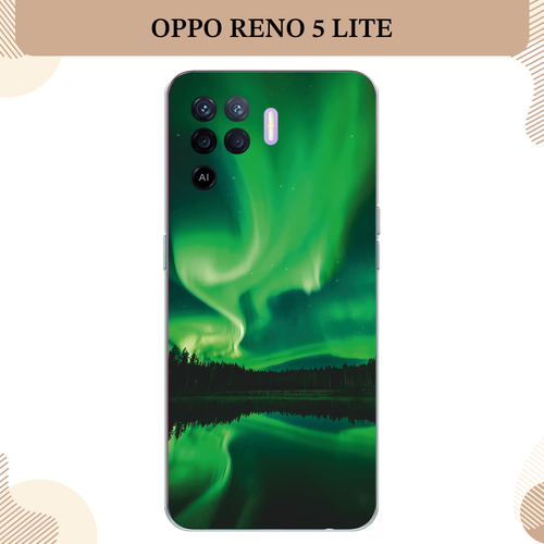 Силиконовый чехол Ночные пейзажи 7 на Oppo Reno 5 Lite / Оппо Рено 5 Лайт