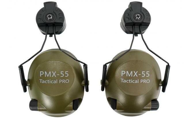 Наушники активные Pyramex PMX-55 Tactical PRO green