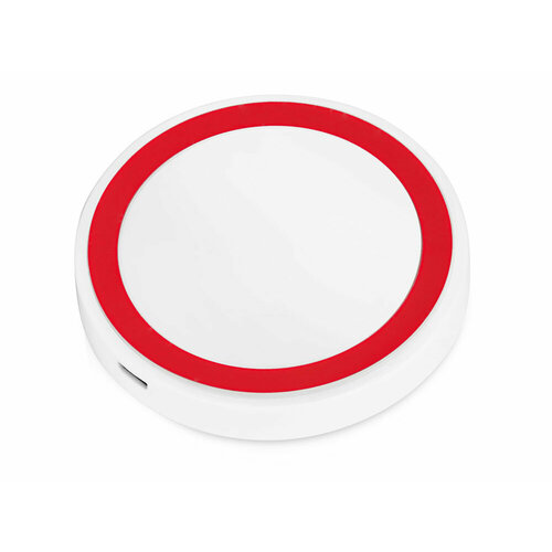 Беспроводное зарядное устройство Dot, 5 Вт, белый/красный