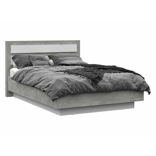 Двуспальная кровать Стендмебель Амбер Ателье светлый Белый 140х200 см 20050₽