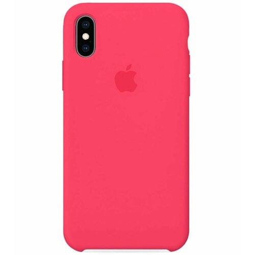 IPhone XS MAX светло красный силиконовый чехол Silicone case для айфон 10 икс эс макс explosion original couple mobile phone protective case for iphone7 8 8p xr xs max 11pro max couple fashion mobile phone case