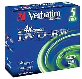 DVD-RW набор дисков Verbatim - фото №4