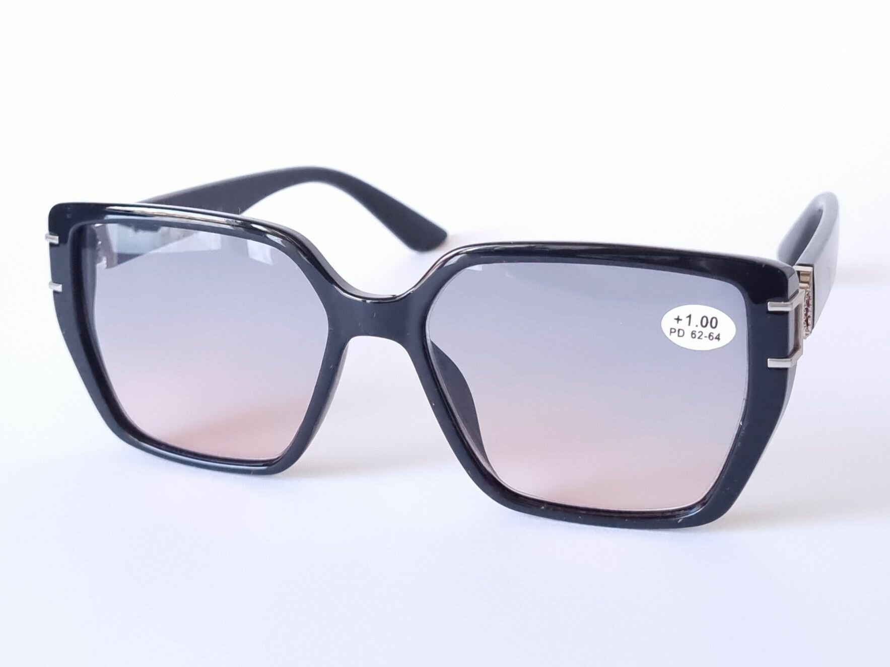 Готовые очки для зрения Focustoday / женские солнцезащитные очки / готовые очки с тонировкой 8370 c2-55