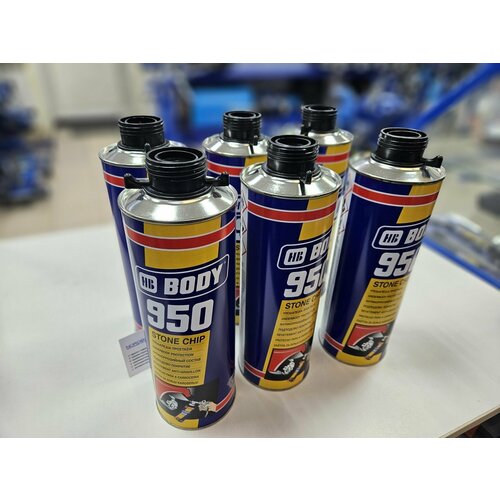 Антигравий BODY 950 Черный евробаллон 1л упаковка 6шт 6800₽