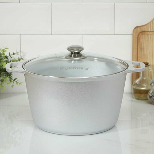 Кастрюля 8 л 39х305х18 см стеклянная крышка 6870₽