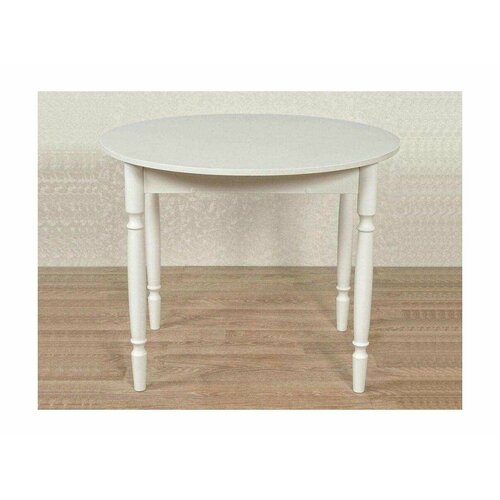 Стол круглый СМ ДСП белый (Белый)