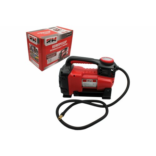 REDMARK Компрессор 10 атм-35лмин 160 Ватт с фонарем переход с прикуривателя на клеммы АКБ RM0365012 10370₽