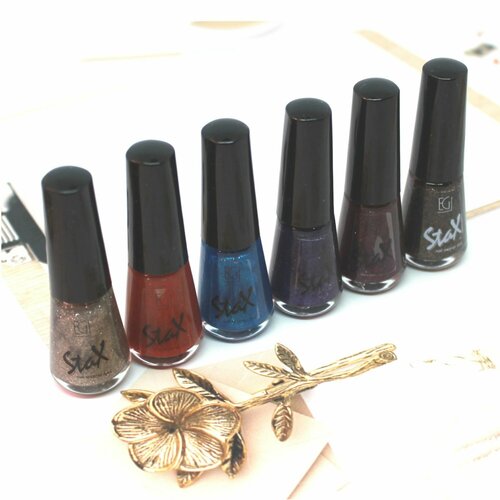Набор 6 шт. лаков для ногтей Stax №02