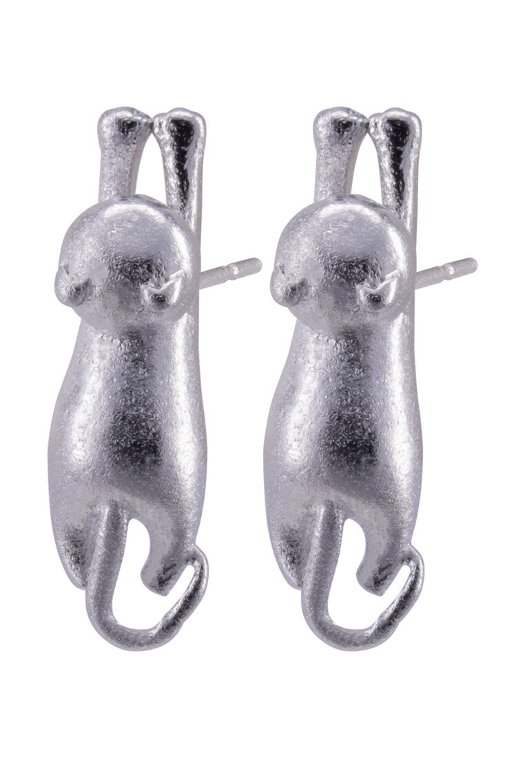 Серьги OTOKODESIGN, серебристый