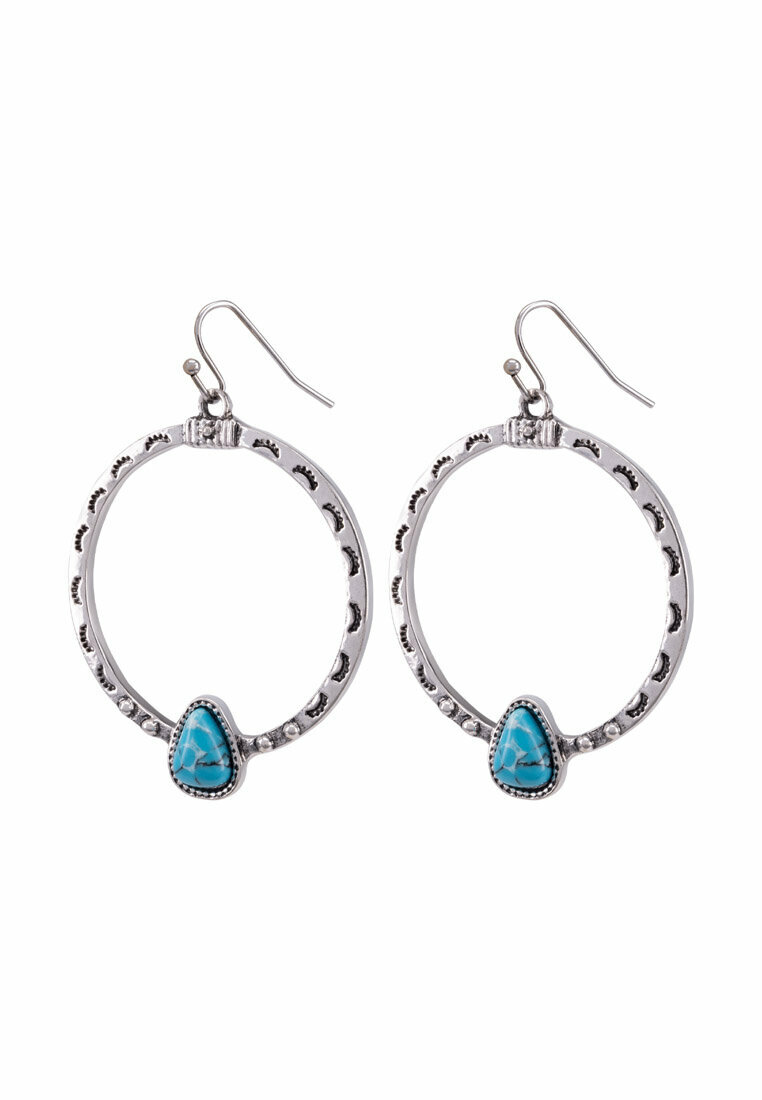 Серьги с подвесками OTOKODESIGN, искусственный камень