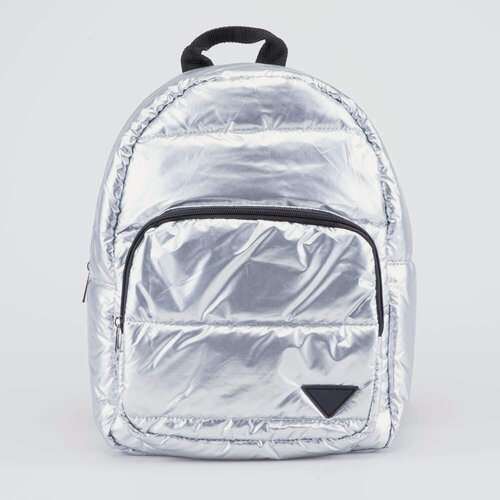 Изображение товара Рюкзак для девочек серебрист. Котофей 02811274-00 размер выс.33 см.