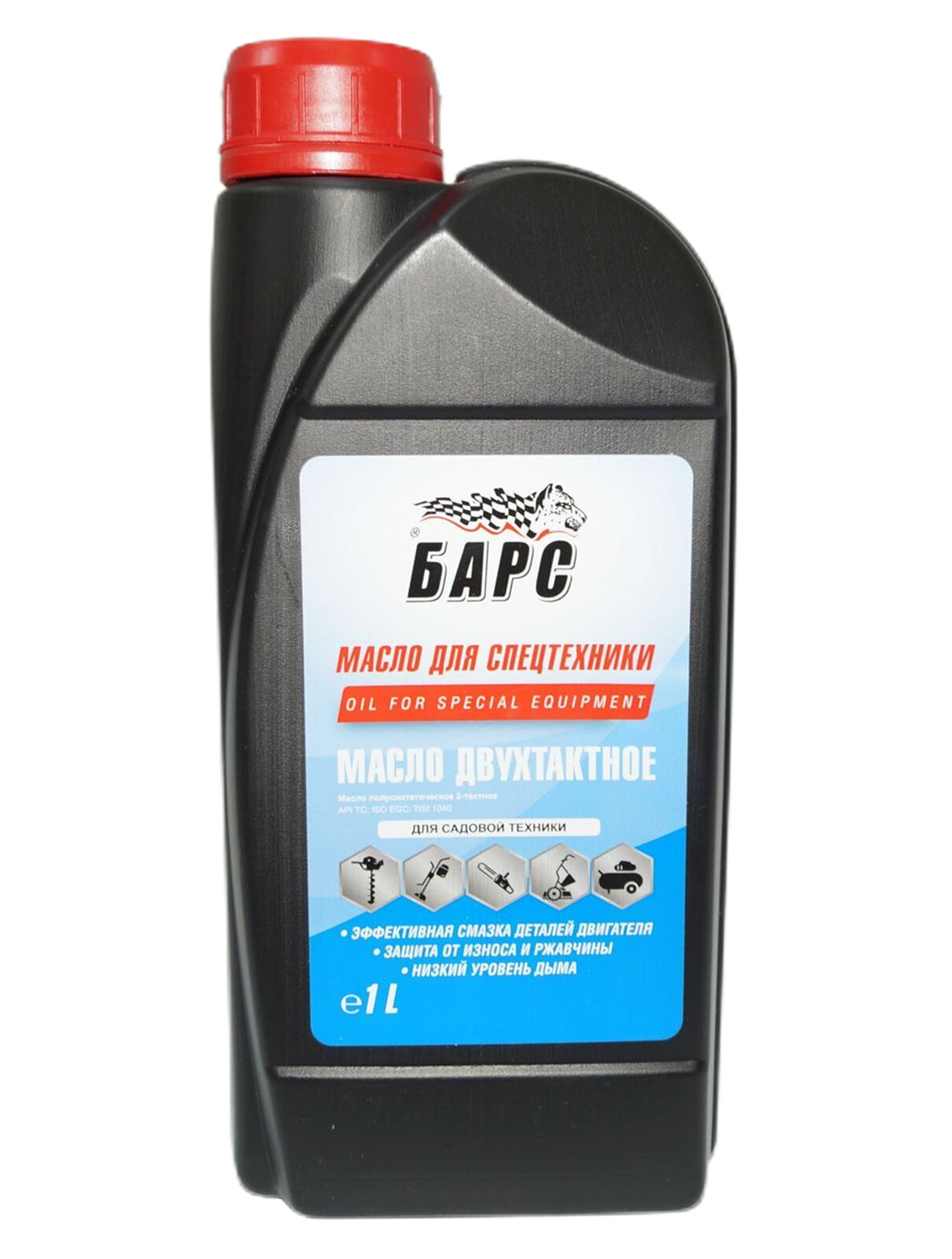 Масло моторное барс 2Т полусинтетическое 1л
