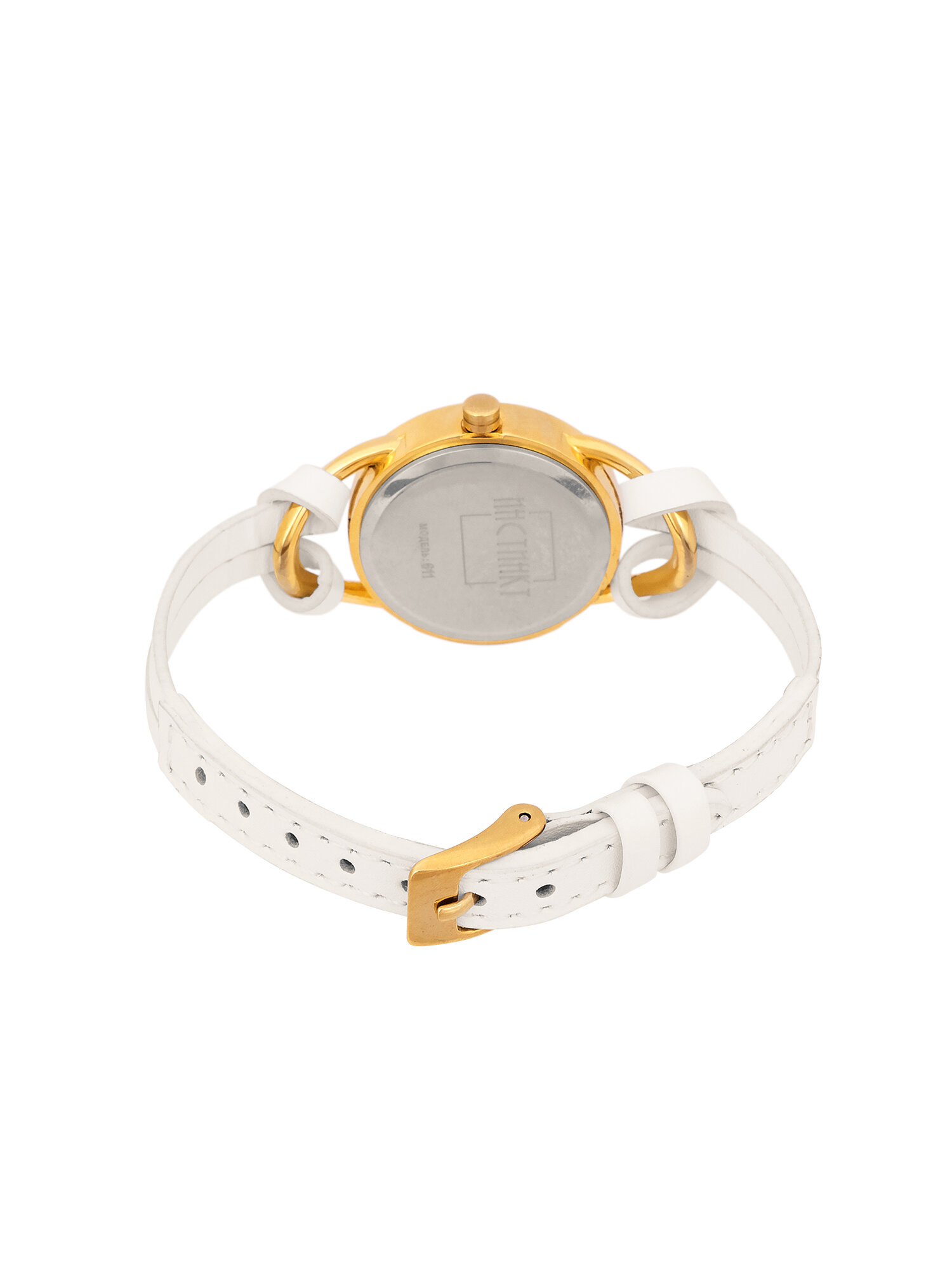 Наручные часы Слава, золотой, белый — фото 1