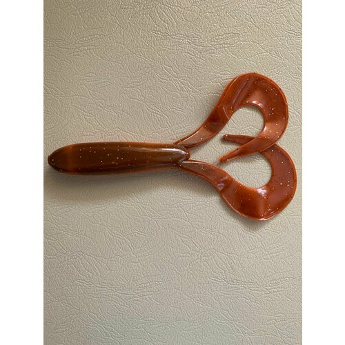 Мягкая силиконовая приманка Лягушка (Pike Frog Ширасу), цвет Черно-красный (Black Terracott), вес 50 гр, уп. 1 шт.