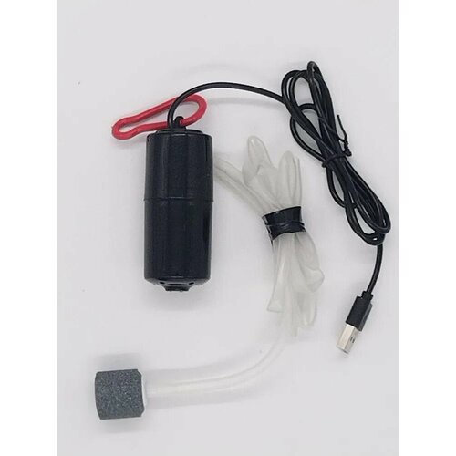 Аэратор USB компрессор переносной для живца и аквариума 670₽