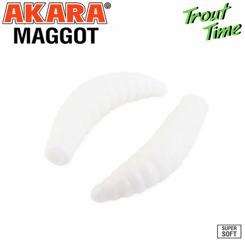 Силиконовая приманка Trout Time MAGGOT 1,6 Shrimp 40.6мм, 10 шт. №02T