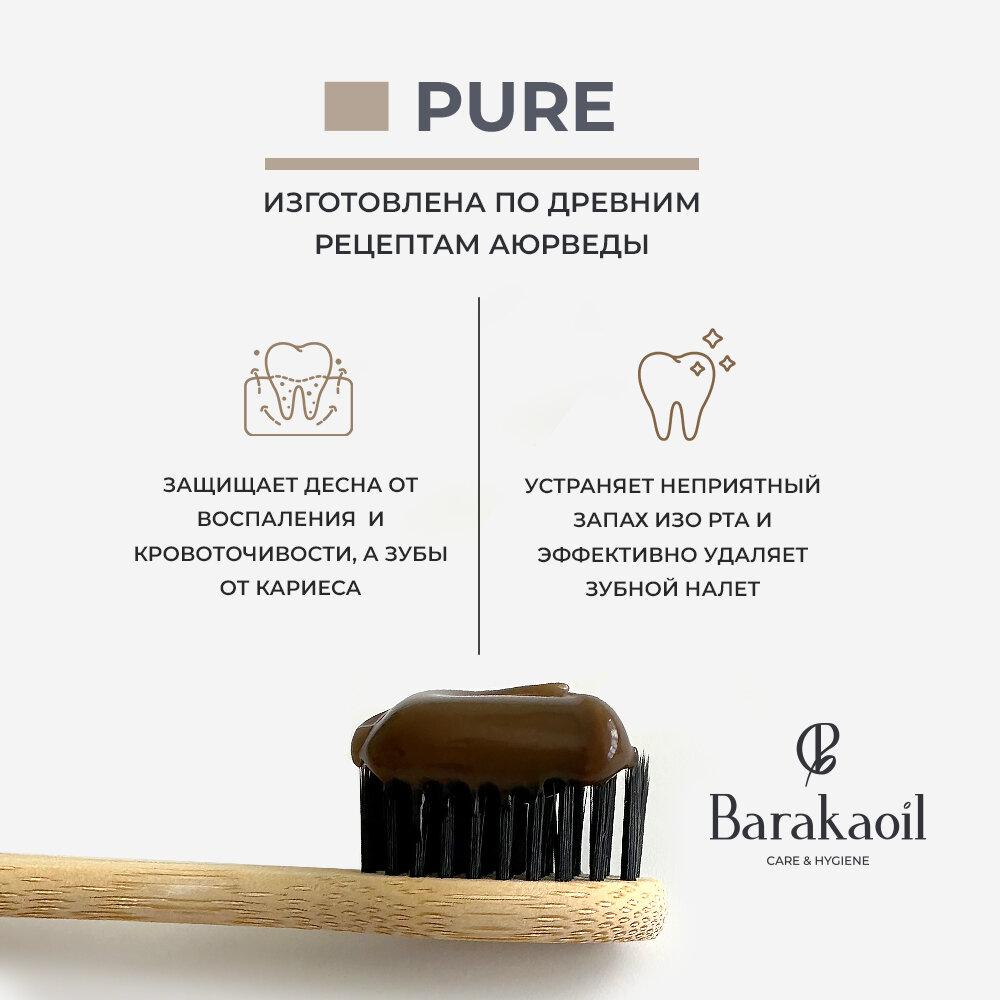 Зубная паста Pure Barakaoil — фото 1