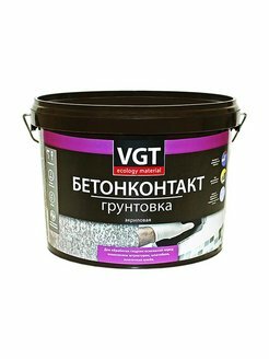 VGT Грунтовка ВД-АК-0301 "Бетонконтакт" 1.5 кг