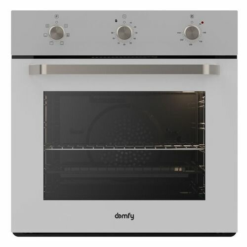 фото Духовой шкаф DOMFY DM6632EO WG, белый стекло