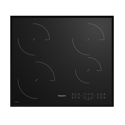 Встраиваемая электрическая варочная панель Hotpoint HS 1560B BF, черная