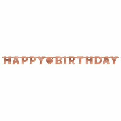 Гирлянда-буквы Happy B-day RGld Blush 2,3м/А