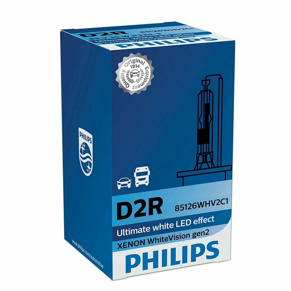 Лампа ксеноновая D2R 85V-35W (P32d-3) WhiteVision - 85126WHV2C1