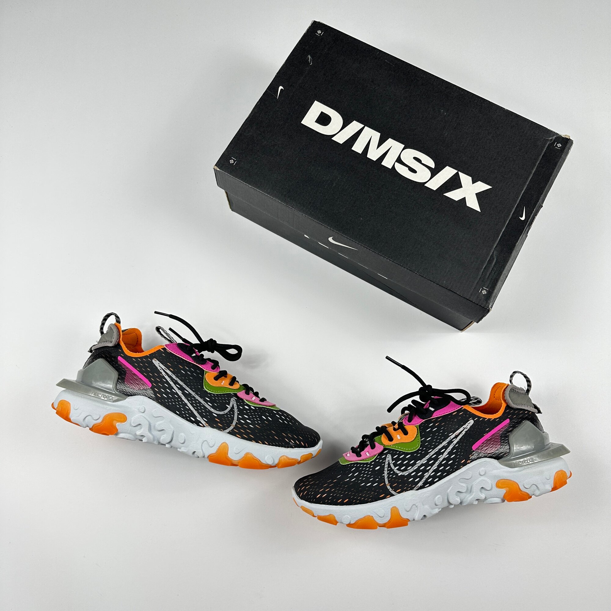 Кроссовки NIKE React Vision, размер 43 EU | 27.5 CM | 9.5 US, серый
