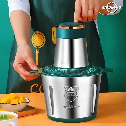 Измельчитель кухонный мясорубка кухонный измельчитель из нержавеющей стали для овощей фарша кофе орехов портативный объем чаши 3 литра мощность 250 Ватт 179000₽