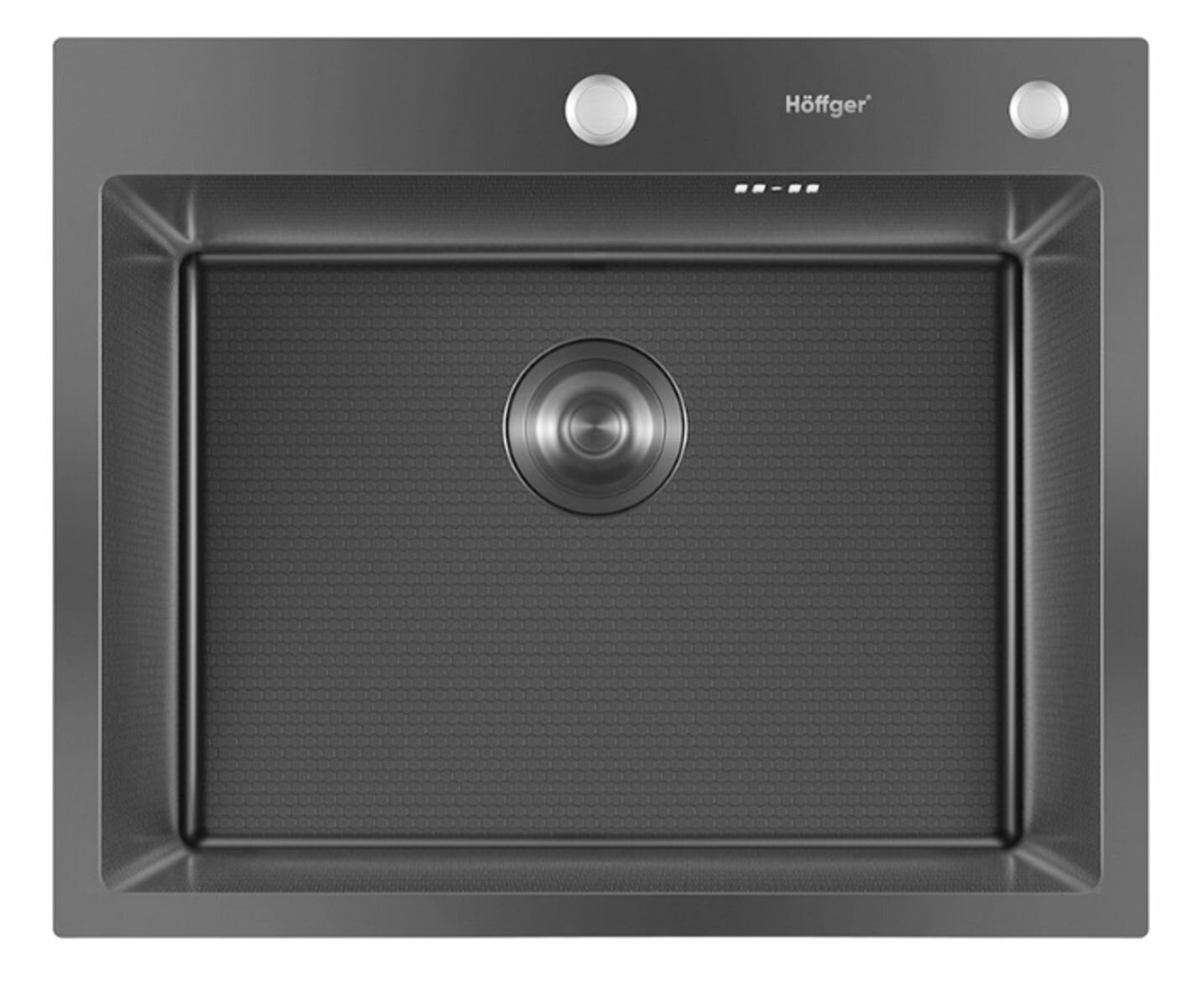 Мойка для кухни HOFFGER 6050T Black (Чёрная)
