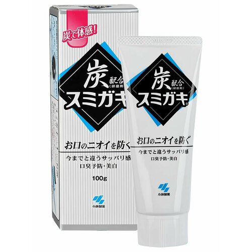 Зубная паста Kobayashi Sumigaki Угольная, 100мл