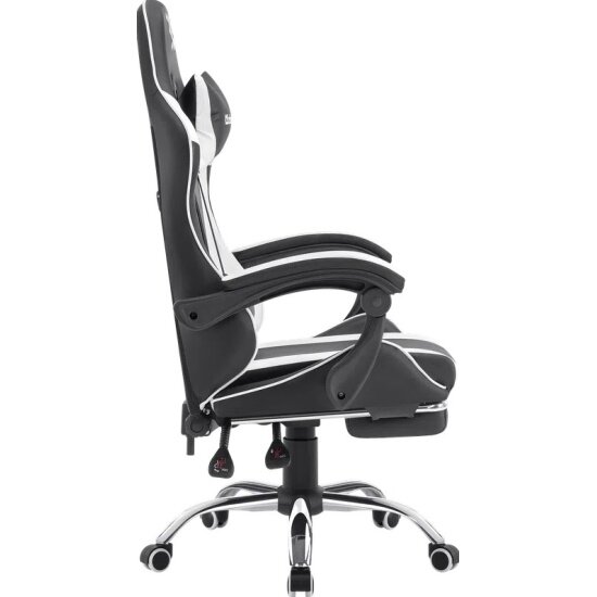 Изображение Кресло геймерское Defender Tios Чер/бел, класс3, PU, подножка