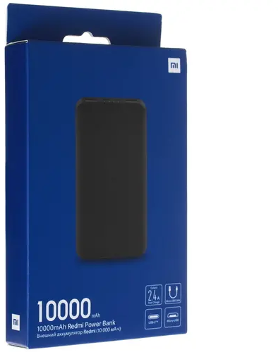 Внешний аккумулятор (Power Bank) Xiaomi Redmi Power Bank PB100LZM 10000мAч черный [vxn4305gl]