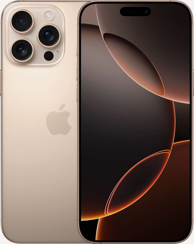 Изображение товара Смартфон Apple iPhone 16 Pro Max 256 ГБ, Dual: nano SIM + eSIM, Desert Titanium пустынный титан