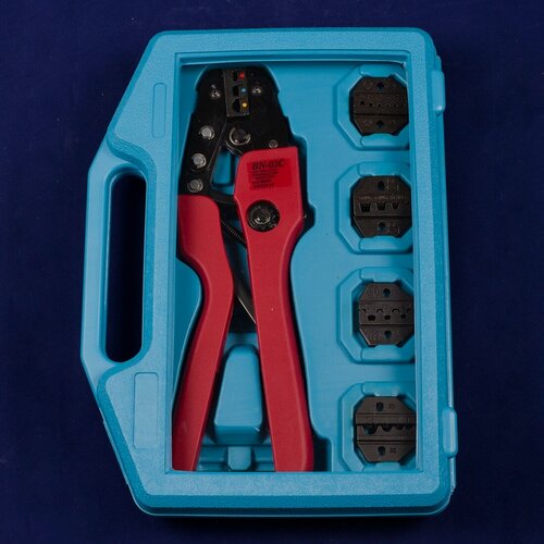 Изображение товара Кримпер OPT BN03C-5D с набором сменных губок для обжима клемм и наконечников