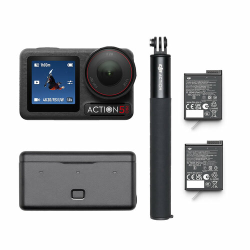 Экшн-камера DJI Osmo Action 5 Pro Adventure Combo 40MP 113 CMOS Sensor 4K120 47 ГБ встроенного 57999₽