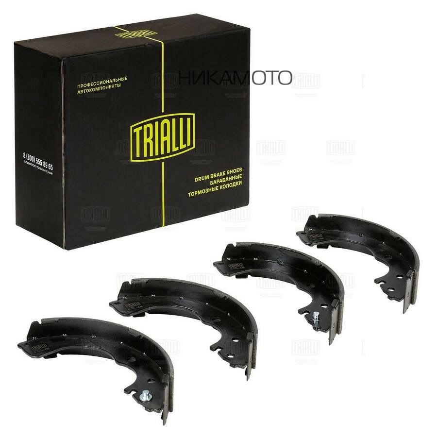 TRIALLI GF4582 Колодки торм. Mazda MPV (99-) барабан. 254x52 (GF 4582)