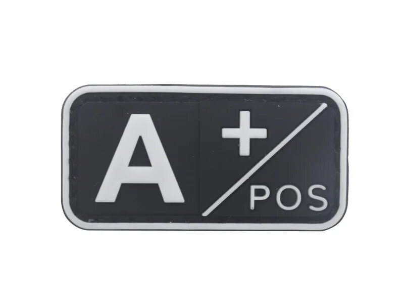 ПВХ патчи группы крови Серый, 17