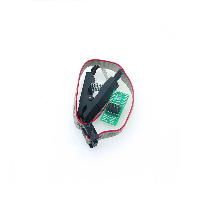 USB-программатор CH341 24 25 серия EEPROM, модуль программатора с флэш-BIOS + зажим SOIC8 SOP8 для проверки EEPROM 93CXX / 25CXX / 24CXX, 1 Pcs, SOP8 Flash chip