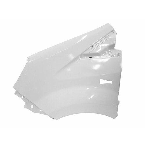 Крыло ГАЗель Next переднее левое пластик белое технопласт
