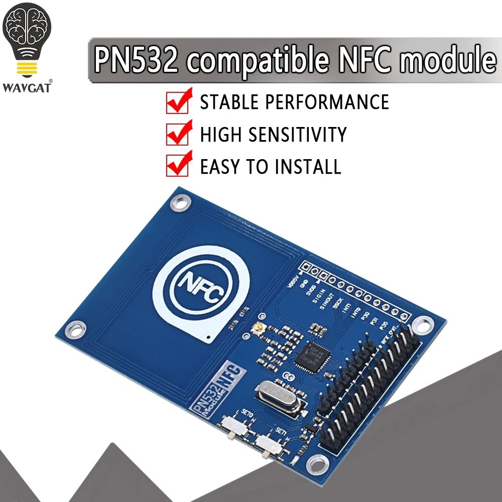 WAVGAT NFC модуль PN532 для Arduino и Raspberry Pi