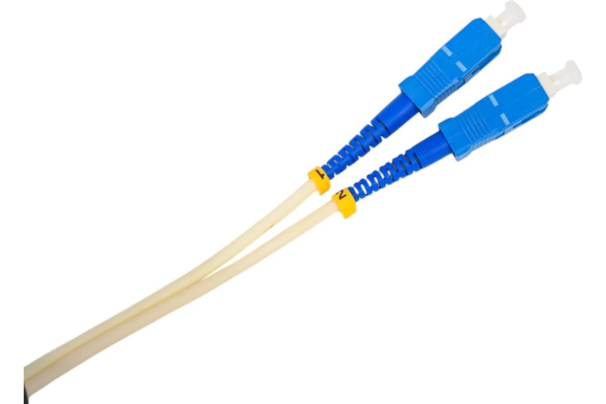 TopLAN патч-корд оптический дуплексный 657A1, 1 м LC и SC коннекторы, TOP-657A1-LC/SC-1.0