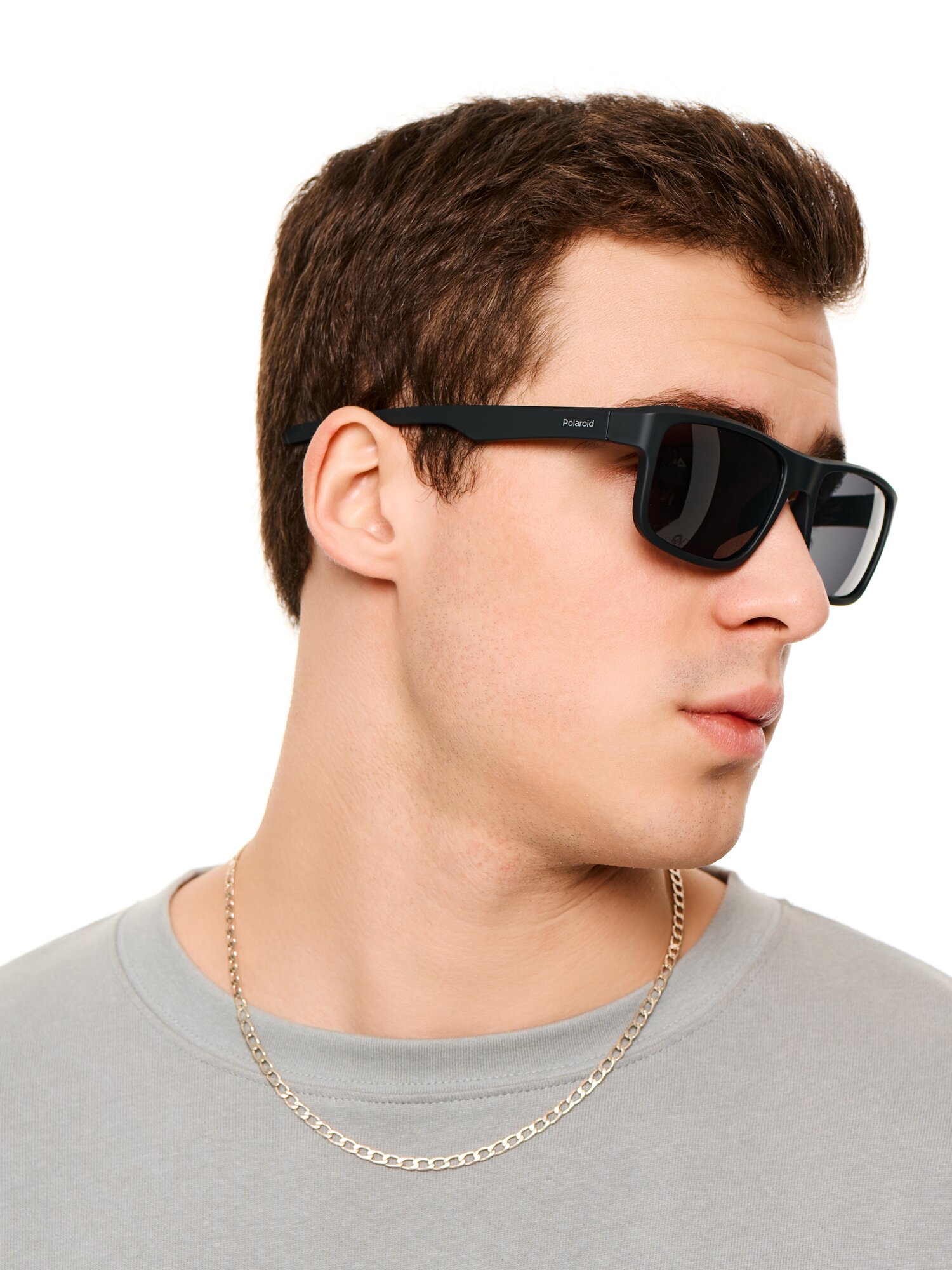 Солнцезащитные очки Polaroid, черный — фото 1