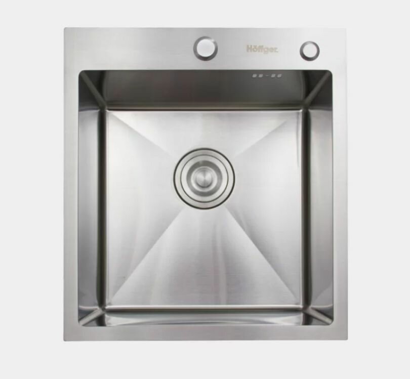 Мойка для кухни Hoffger 4550 ECO Satin AISI 304 3/0.8мм