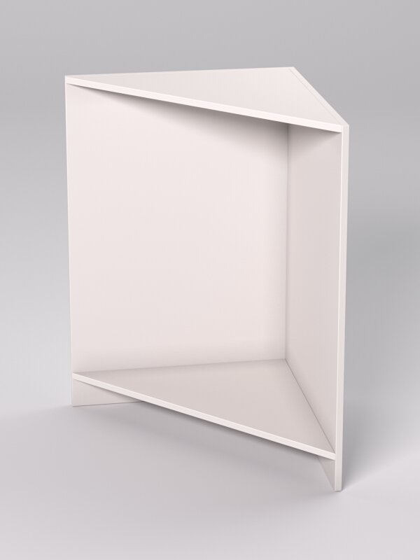 Прилавок "эконом" №6 угловой, Белый. Производитель товара - компания Westcom.